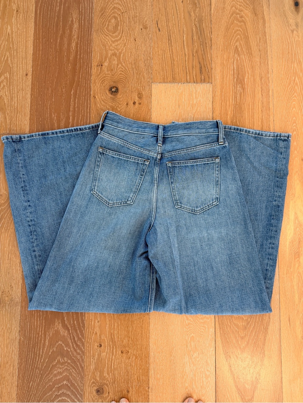 J Crew High Rise Super Wide Leg Jeans - size 26 (NWT) - Picture 6 of 9